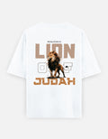 Lion of Judah Light oversized Christian t-shirt - Eternus Wear