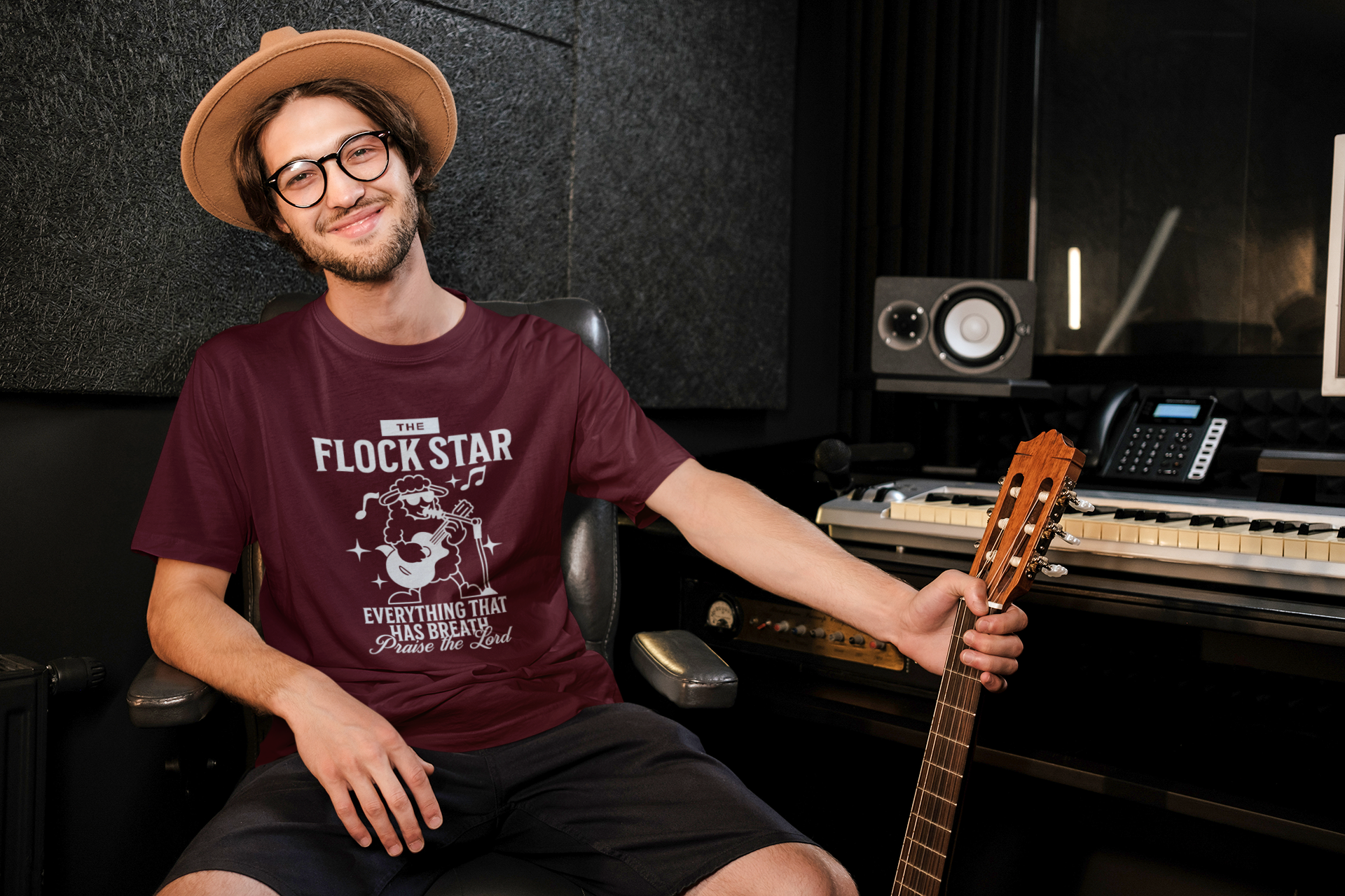 Flock Star Dark Oversized Classic T-Shirt
