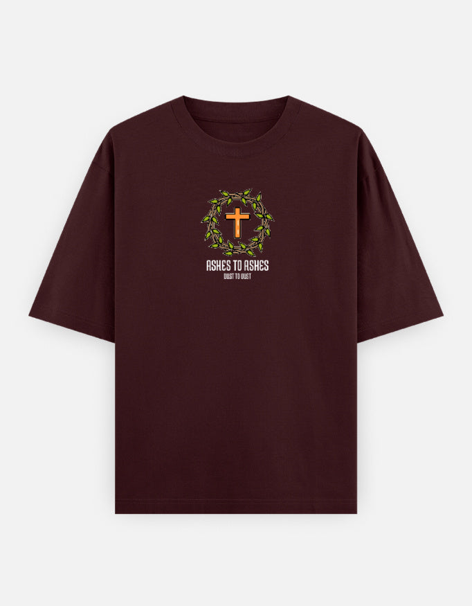 Ashes to Ashes oversized Christian t-shirt - Eternus Wear