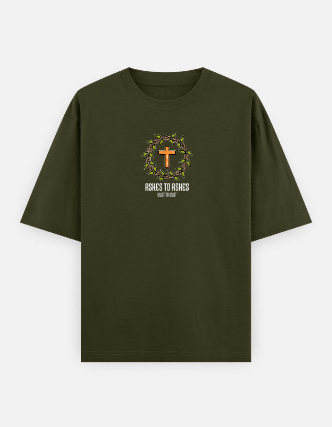 Ashes to Ashes oversized Christian t-shirt - Eternus Wear