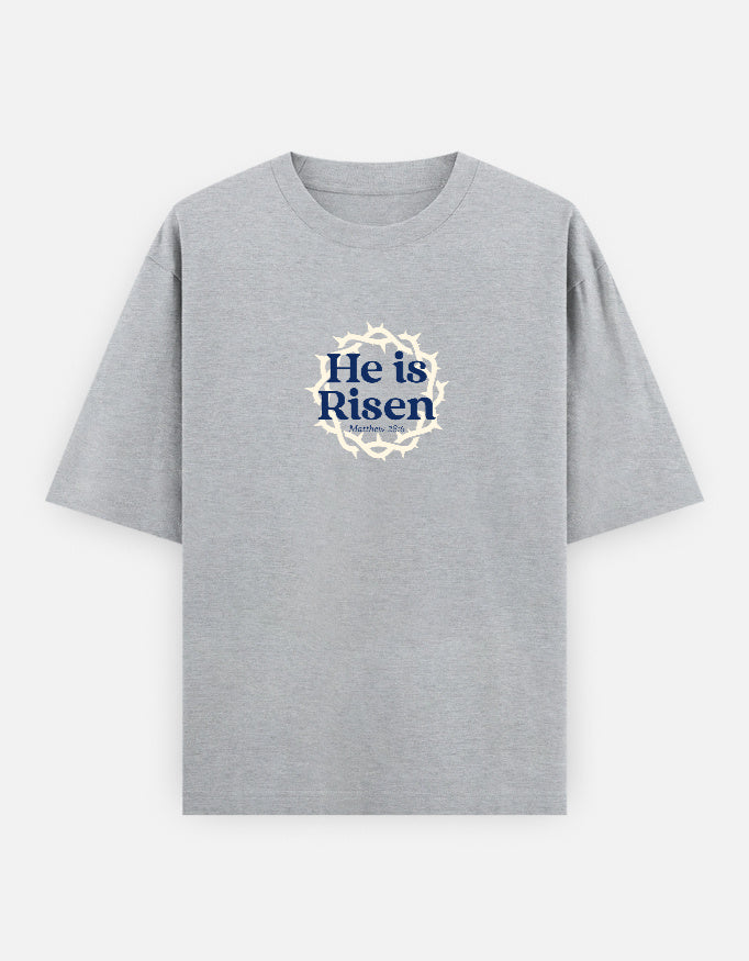 He Is Risen oversized Christian t-shirt - Eternus Wear