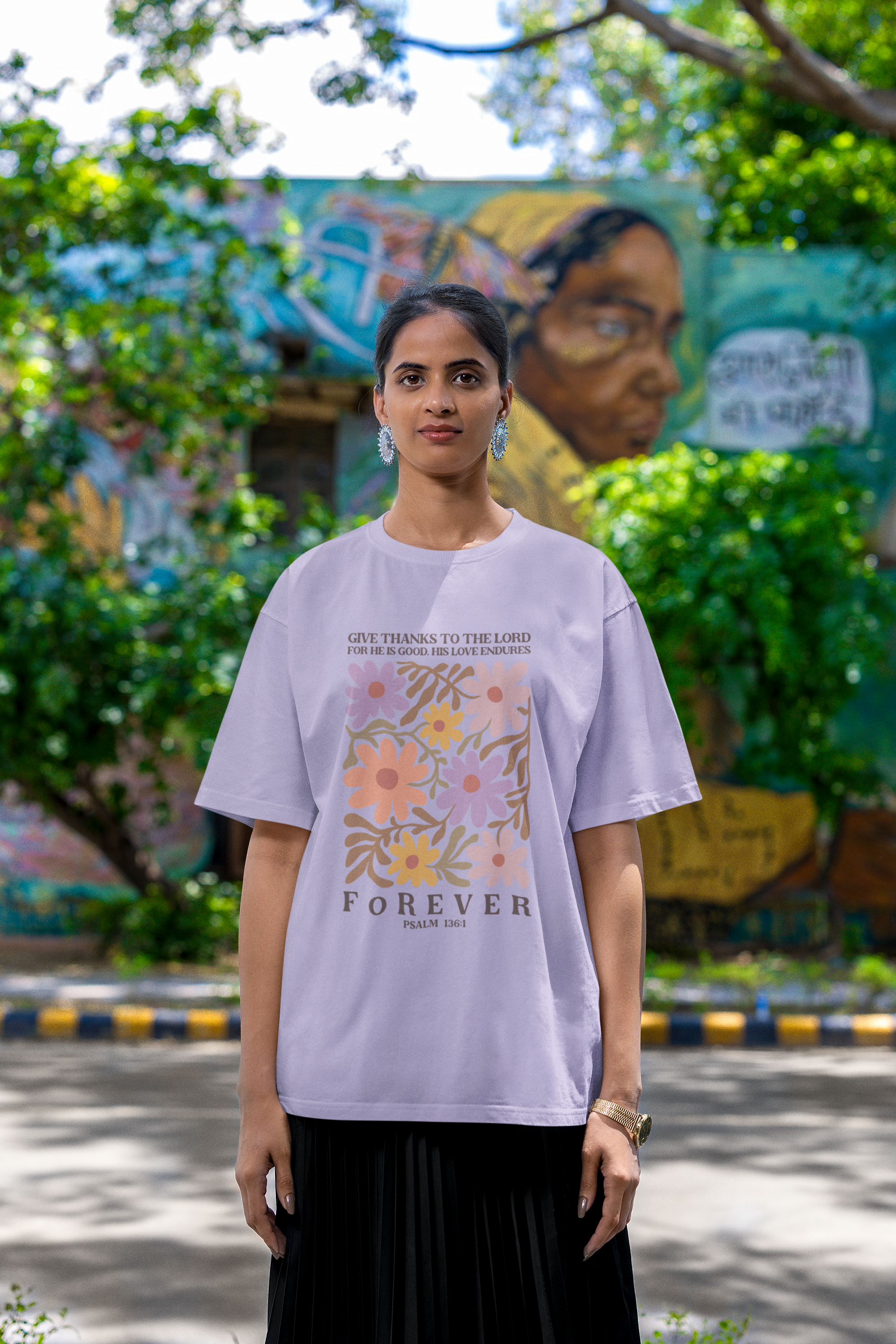 Give Thanks Oversized Standard T-Shirt