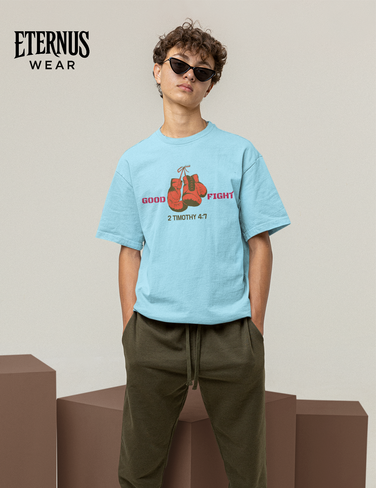 Good Fight Terry Oversized Tee