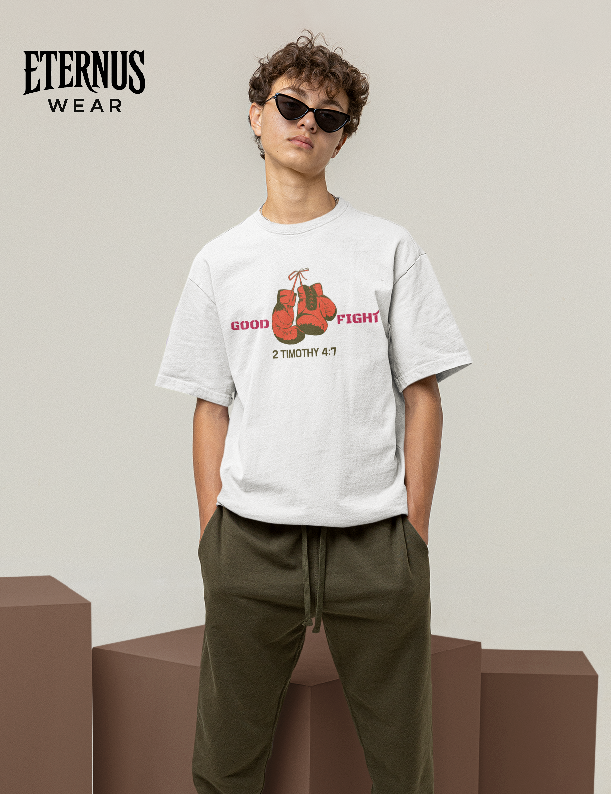 Good Fight Terry Oversized Tee