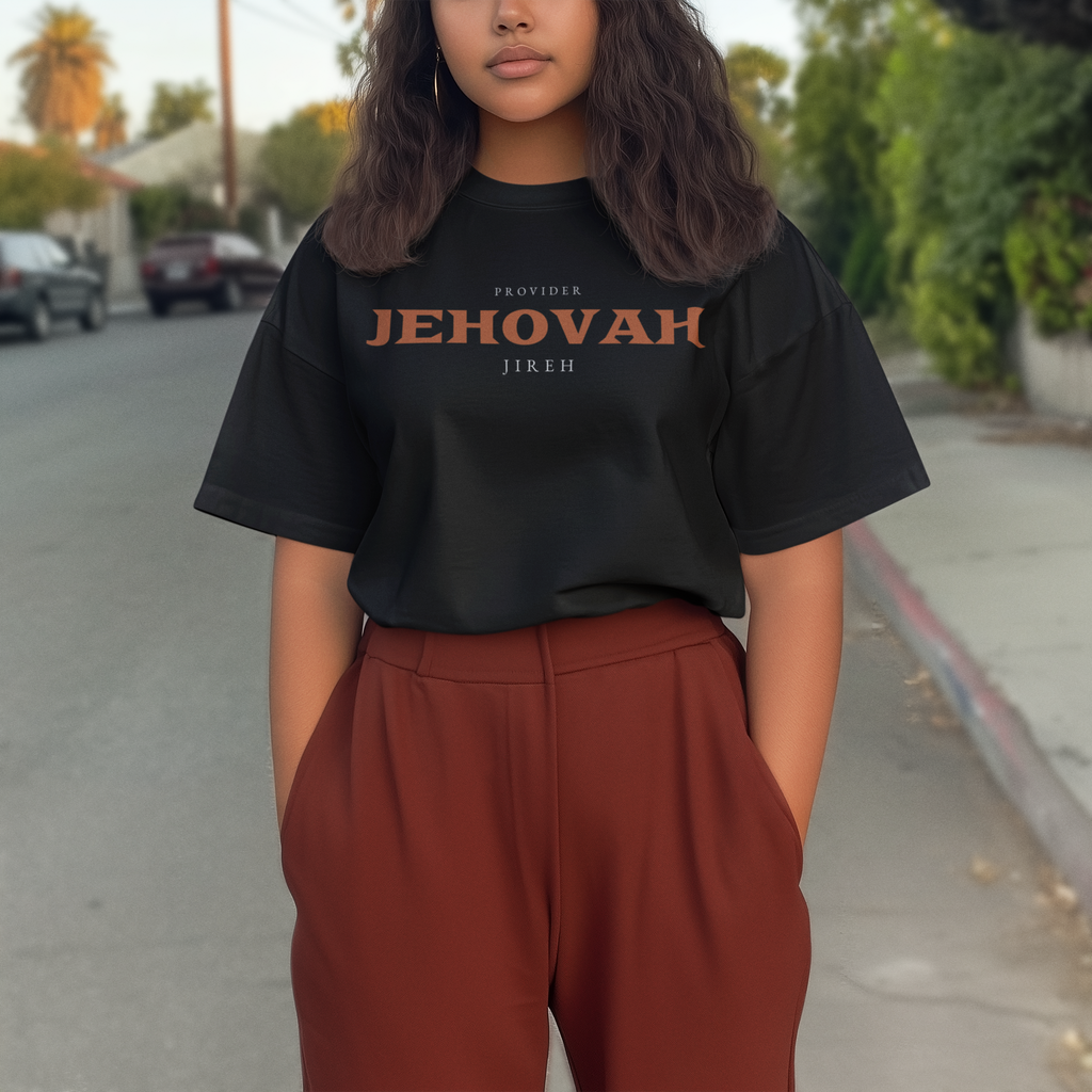 Jehovah Jireh Terry Oversized Tee