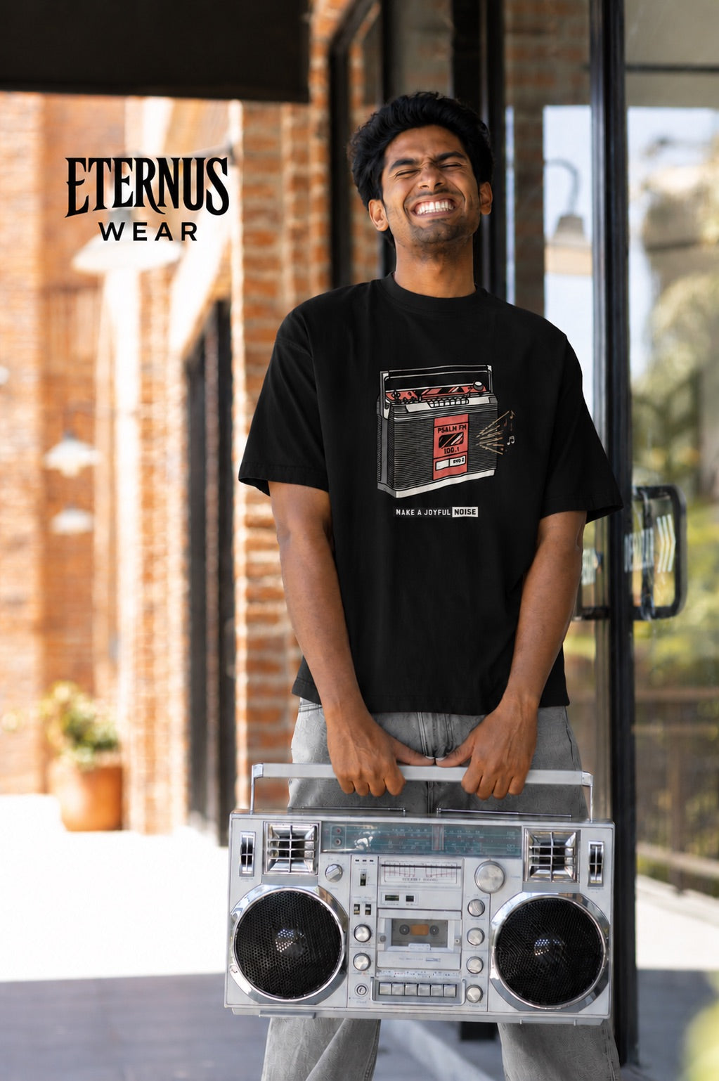 Psalm 100 Oversized Classic T-Shirt